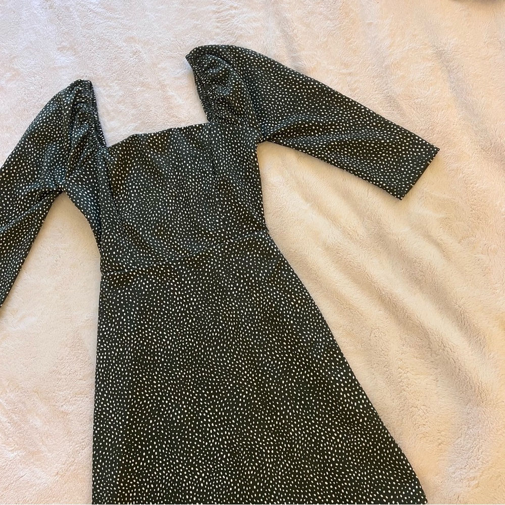 GREEN DOT DRESS